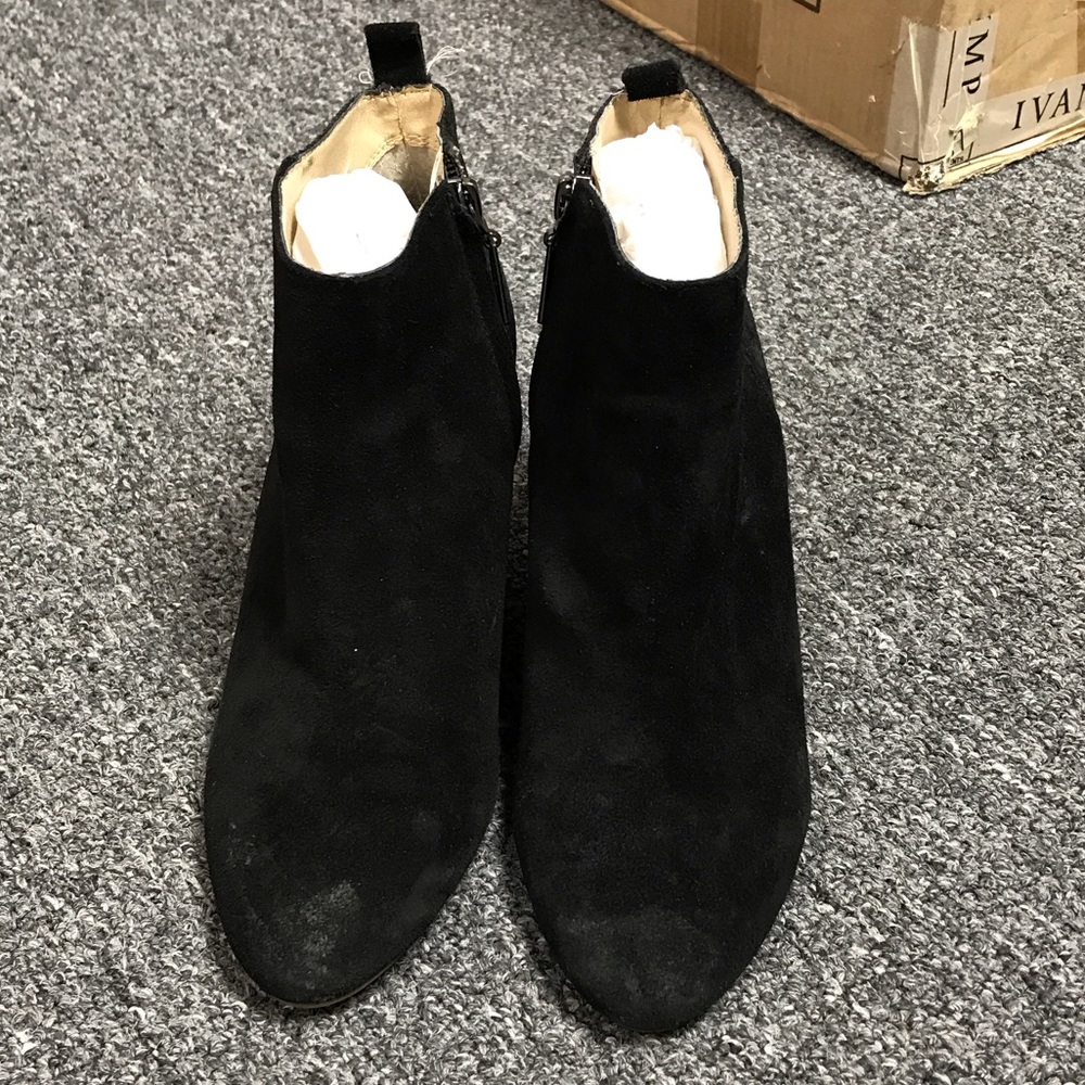 Matt Bernson Black Suede Ankle Booties